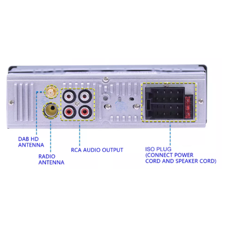 Radio Auto Mp3 Player Stereo Autoradio BT Audio Muzică Stereo 12V FM AM RDS DAB+ USB SD AUX-IN
