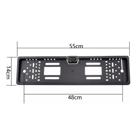 Camera cu suport de numar 