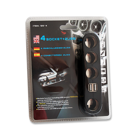 SPLITTER BRICHETA X4 CU USB