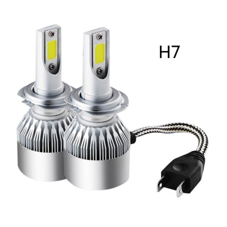Set becuri LED auto  h7 , 6000k